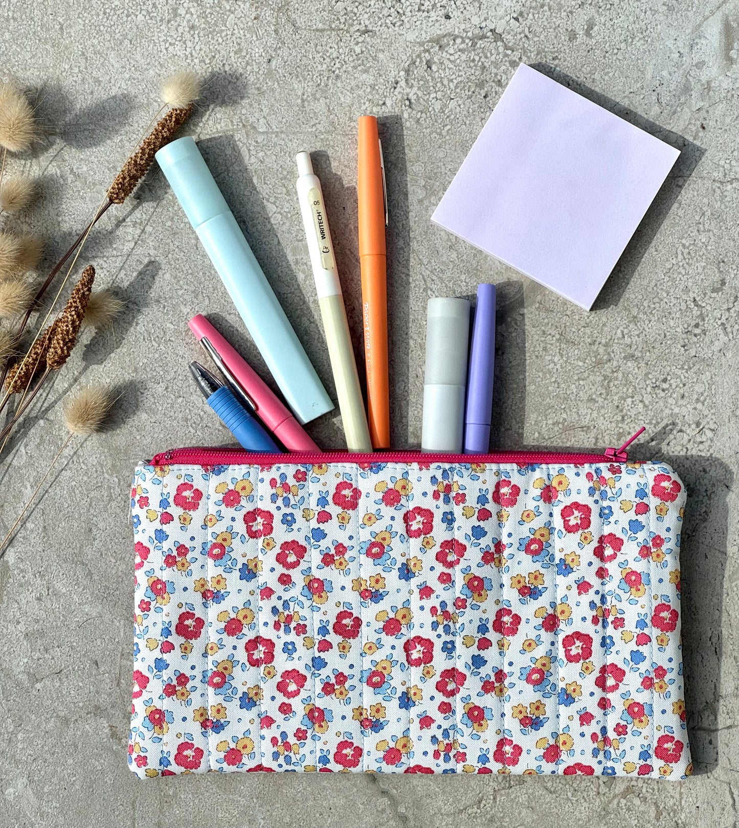 Quilted Zipper Pouches
