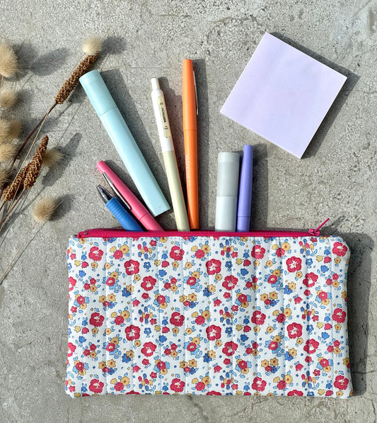 Quilted Zipper Pouches
