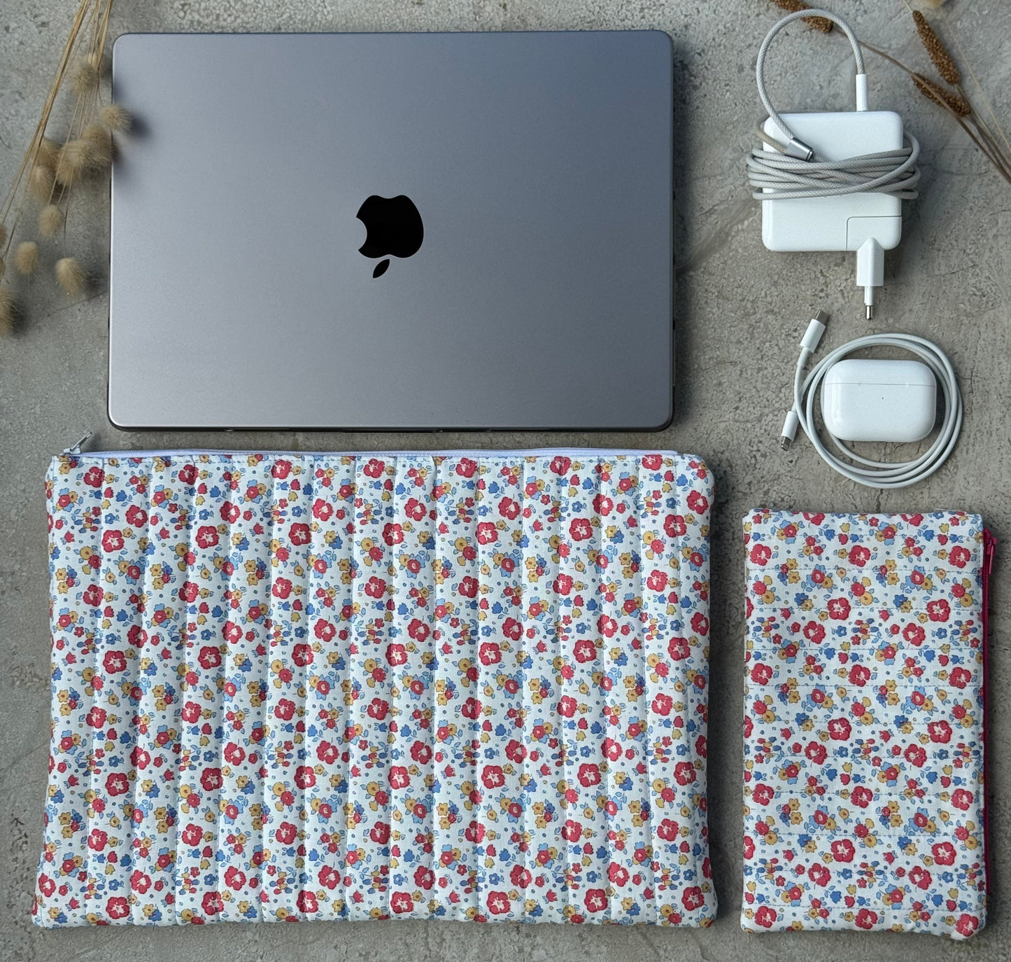 Quilted Zipper Pouches